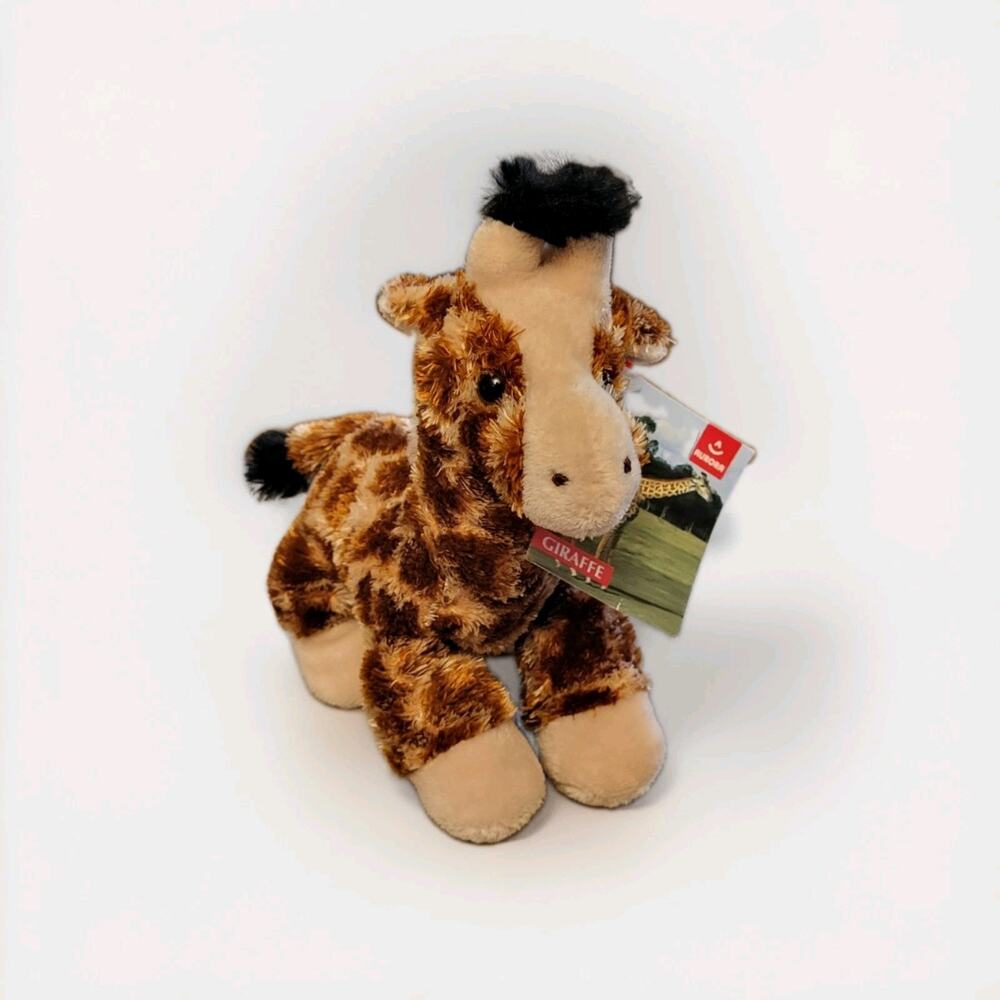 Aurora Giraffe Plush Stuffed Animal Brown Cream Soft Toy With Tags